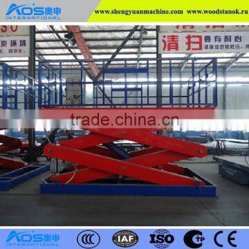 Hydraulic Stationary Scissor Car Lift Table (Designed according to clients' requirements)