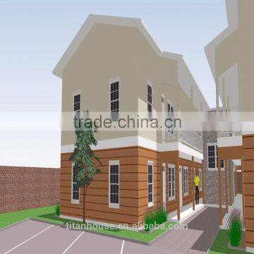 Easy Installation Light Steel Prefabricated Duplex Apartment for Rent photo-3