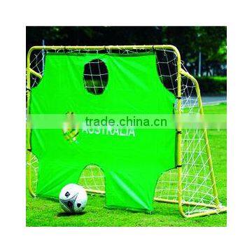 steel soccer goal , target soccer goals with football goal netting