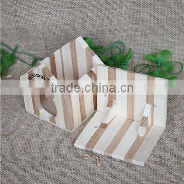 Незначительные деревянные украшающие подарочные коробки в форме маленького дома для Рождества photo-4