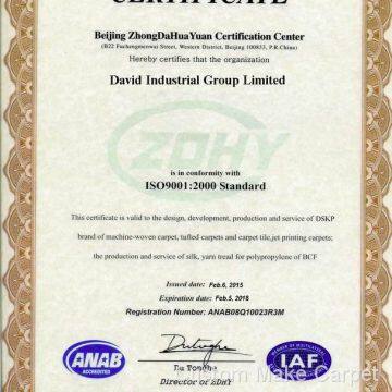ISO9001 Management Certificate