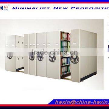 Best quality mechanical steel storage rack system,Moving Intensive Rack