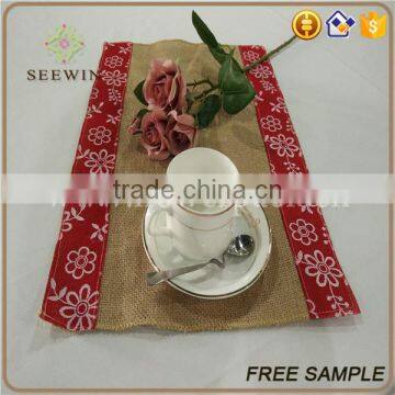 2016 High Quality Jute Lace Dining Table Runners photo-2