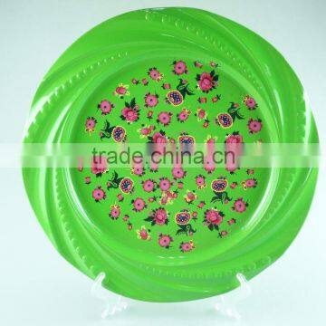 New Stainless Steel Decal and Spray Paint Plate Cast Iron Food Storage Dish Enamel Round Dish photo-4