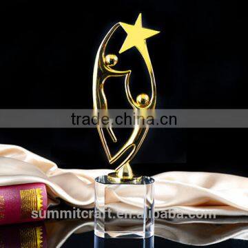 Custom New Design Crystal Dance Trophy photo-2