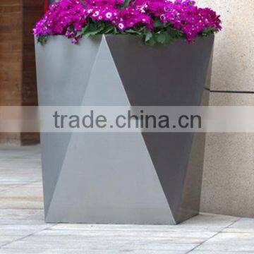 Arlau Outdoor Stainless Steel Flower Pots Square photo-5