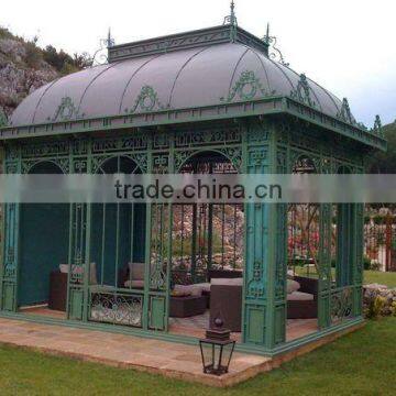 Galvanized Steel Garden Green House / Glass Green House / Conservatory / Sun Room / Gazebo photo-5