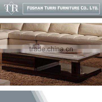 modern white marble top coffee table for living room furniture