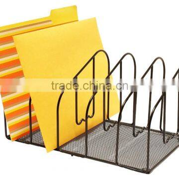 5 Upright Sections Assemble Mesh Office Desk Organizer