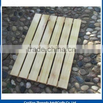 Wooden floring mat