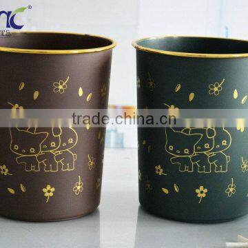 Plastic Rabbit Pattern Wastebin New PP photo-2