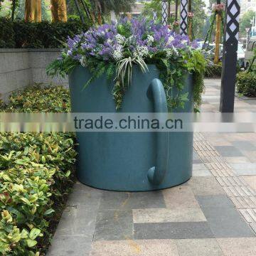 Fiberglass Big Teacup Flowerpot photo-2