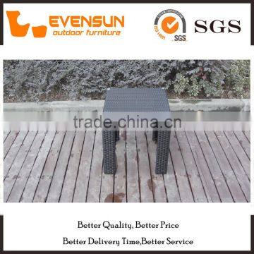 Fashion PE Rattan Table WIth Glass Top photo-4