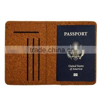 Simple Desgin Leather Travel Passport Holder Men With RFID Protection Wholesale photo-5