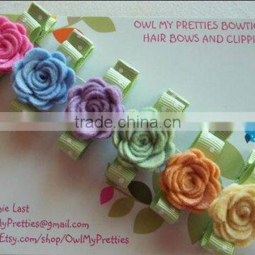 new products 2017 China wholesale artificial flower clothespins pegs wholesale felt fabric