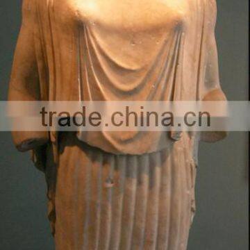 ancient indoor decoration headless woman statue