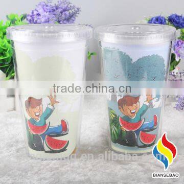 16oz Double Wall Custom Printed Plastic Cup photo-4