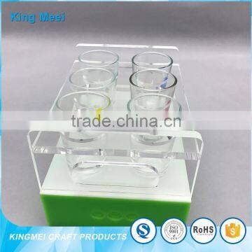 Custom Acrylic Desktop Serving Tray Wine Stand Display photo-5