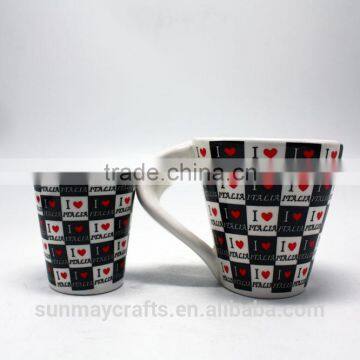 Wholesale Custom I Love Italia Souvenir Ceramic Mug for Sale photo-2