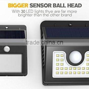 30LED 350lm hot selling waterproof led solar garden light