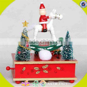 wholesale baby wooden horse music box fashion kids wooden horse music box wooden horse music box W07B014B