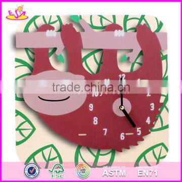 2017 New Design Toddlers Educational Toy Wooden Puzzle Clock W14K008