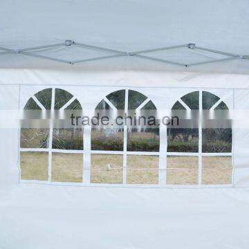 Outdoor Easy Pop Up Tent Canopy Gazebo With Walls 10' x 10' White photo-2