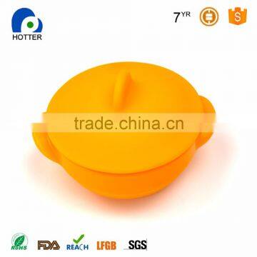 Customized Colorful FDA Food Grade Silicone Bowl With Lid photo-4