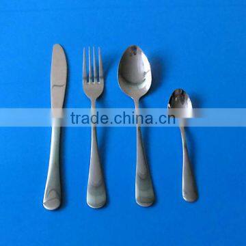 4 Pcs Wholesale chinese stainless steel tableware,flatware set,cutlery set