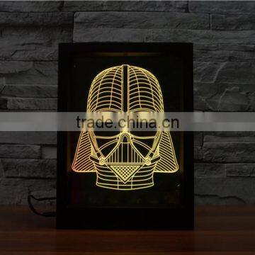 2016 New Design Awsome Innovative 3D Led Night Lights Photo Frame for Decoration for Gift photo-3