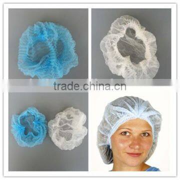 Disposable Bouffant Head Cap/ Hair Covers 19"