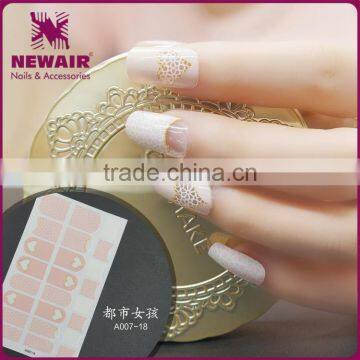 2D type OEM deco nail art sticker