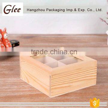Multifunctional marvelous wooden storage box with compartment