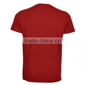 back image round collar orange t shirt