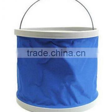 Cheap 9L folding fishing bucket/water bucket for car washing