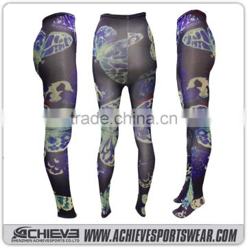 2013 fashion mesh 92% polyester 8% spandex leggings with great price