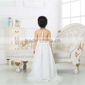 2017 Fashion Girl Lace Dress Long Baby Princess Dresses Fancy Kids Wear Party Dress photo-5