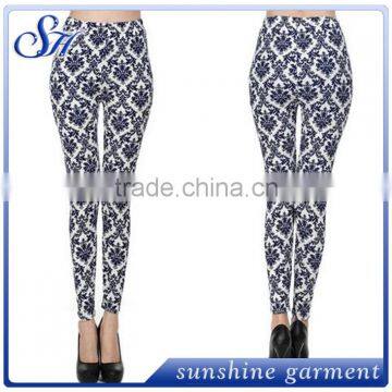 2017 Wholesale OEM Services Women 92% Polyester 8% Spandex Brushed Legging photo-2