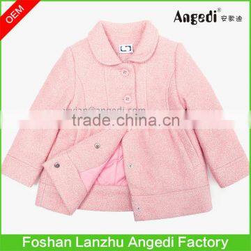 Children Girls Holiday Dress up Winter Xmas Woolen Glitter Overcoat photo-3