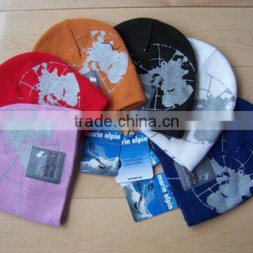 Lovely &funny Promotional Winter Polar Fleece Knitted Kids Hat photo-5