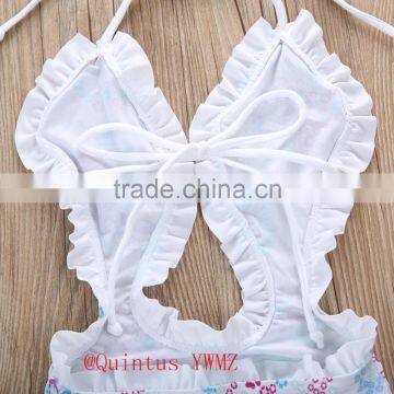 Japanese Girl Swimsuit One Piece Swimsuit Floral Hot Selling Summer Girl Clothes photo-4