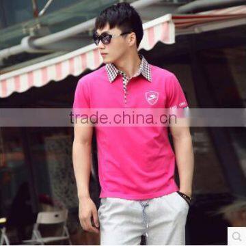 2017 the New Men's Cultivate One's Morality Short Sleeve T-shirt Lapel Polo Shirt in Summer photo-4