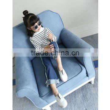 S17655A Girls Jeans Pants Autumn 2017 Children's Clothing photo-4