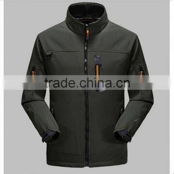 Outdoor Men Zipper Without Hood Fashion Polar Fleece Jacket