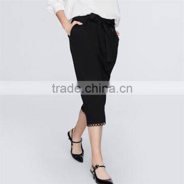 2017 Fashion Circle Hems 3 Quarter Length Ladies Casual Pants photo-6