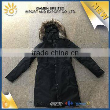 Best Quality Custom Modern Cheap Warm Lady Parka Fur Jacket photo-3