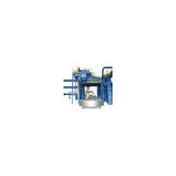 trolley type shot blasting machine