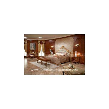 Bed neo classical bedroom sets antique Bedroom furniture Kingbed Solid wood Bed FB-138