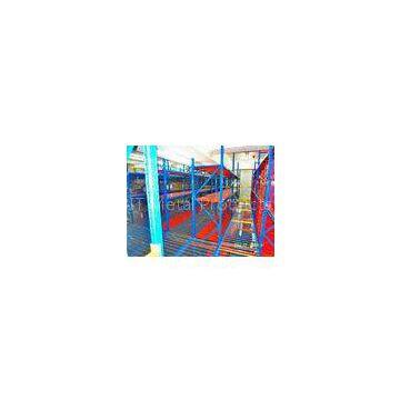 Utilizing Industrial Rack Supported Mezzanine With Powder Coat Paint Finish