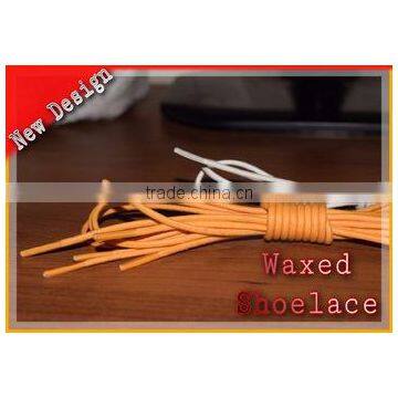 Waxed Cotton Round Shoelaces
